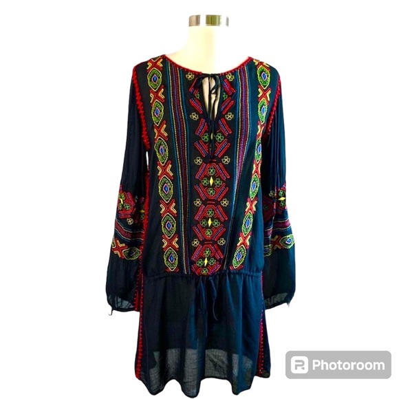 Basil & Maude embroidered tunic/dress folkloric - Picture 2 of 9